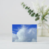 Wolken Visitekaartje (Staand voorkant)