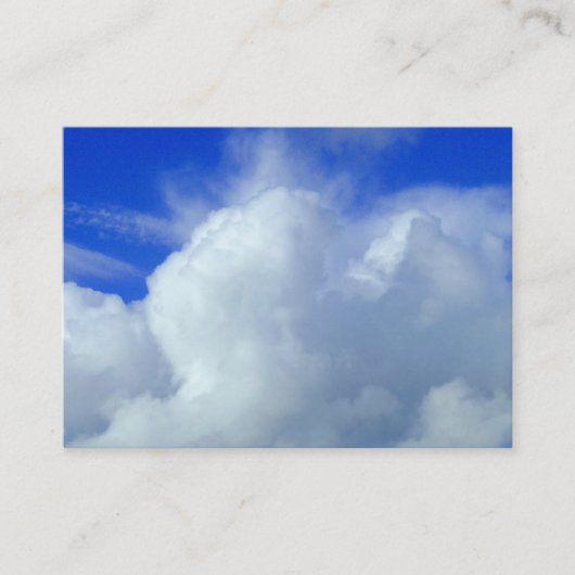 Wolken Visitekaartje (Voorkant)