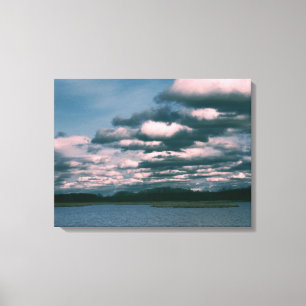 Wolken water natuur kunst print