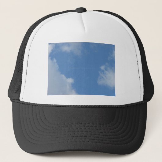 Wolkenblauw Trucker Pet (Voorkant)