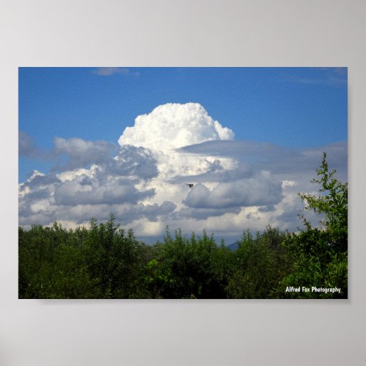 Wolkenexplosie Poster (Voorkant)