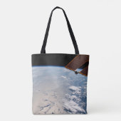 Wolkenformaties rond zonneschijn voor de Stille Oc Draagtas (Achterkant)