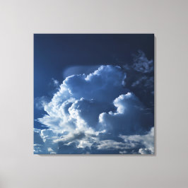 Wolkenfotografie, Hemelfotografie, Storm Wolken Canvas Afdruk