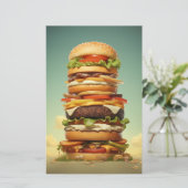 wolkenkrabber Burger (Staand voorkant)