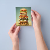 wolkenkrabber Burger Flyer (Hand)