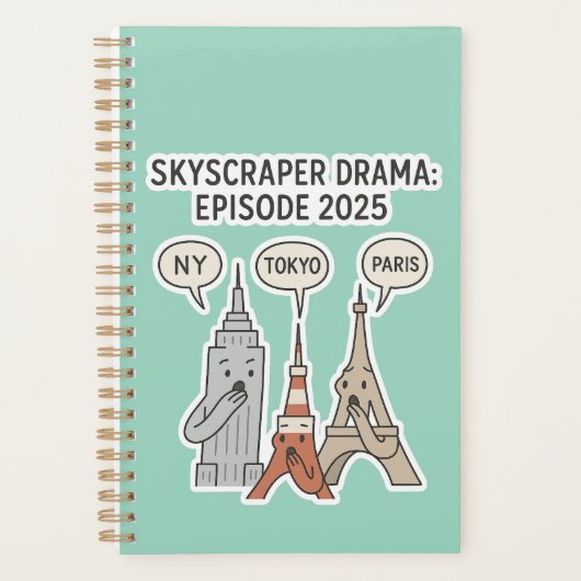 wolkenkrabberdrama planner (Voorkant)