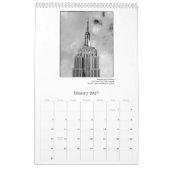 Wolkenkrabbers van New York 2026 Kalender (Jan 2027)