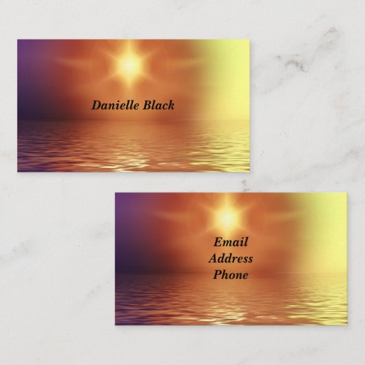 Wolkenlandschap Visitekaartje (Voorkant / Achterkant)