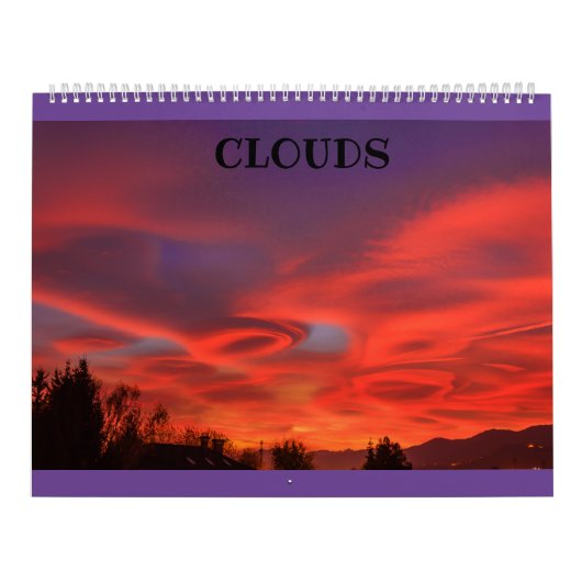 wolkenlandschappen op kalender (Hoes)