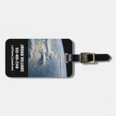 Wolkenlandschappen rond Sumatra, Indonesië. Bagagelabel (Voorkant horizontaal)