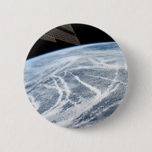 Wolkenpatronen ten zuiden van de Aleoeten. Ronde Button 5,7 Cm