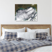 Wolkenstraten in de Golf van Mexico Canvas Afdruk (Insitu (Slaapkamer))