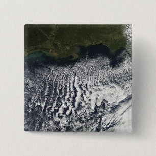 Wolkenstraten zijn zichtbaar vierkante button 5,1 cm
