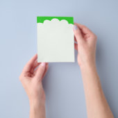 Wolkentoppen - Groen Flyer (Hand)