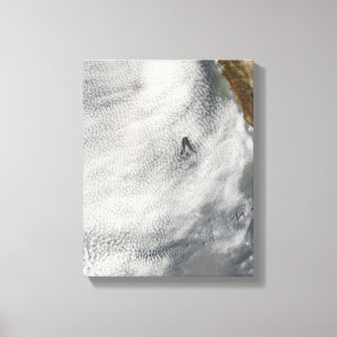 Wolkenvorken en glorie van Guadalupe Island Canvas Afdruk