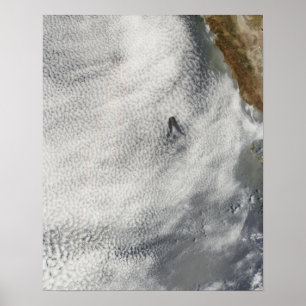 Wolkenvorken en glorie van Guadalupe Island Poster