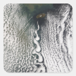 Wolkenvorken van Cheju Do, Zuid-Korea Vierkante Sticker