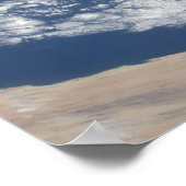 Wolkenvortex straten voor de kust poster (Hoek)