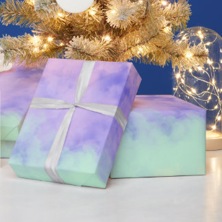 Wolkken van Suikerspin Cadeaupapier