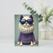 Woll - Hund # 1  Briefkaart (Staand voorkant)