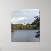 Wollaton Park Lake Uitzicht Canvas Afdruk (Voorkant)