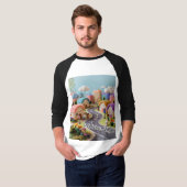 Wollen dorp t-shirt (Voorkant volledig)