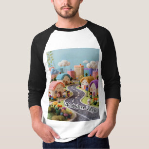Wollen dorp t-shirt