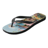 Wollen dorp  teenslippers (Schuin)