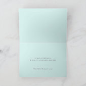 Wollen Mutsen en Sjaals Funny Schattige Waterverf Feestdagen Kaart (Binnen)