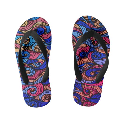 Wollen Paisley met Topper Kinder Teenslippers (Voetbed)
