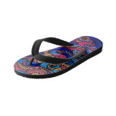 Wollen Paisley met Topper Kinder Teenslippers (Schuin)