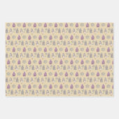 Wollen Petten en Schattigee mussen Inpakpapier Vel (Voorkant 3)