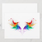 Wollen Regenboogvleugels Aankondiging (Voorkant / Achterkant)