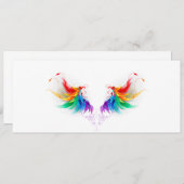 Wollen Regenboogvleugels Menu (Voorkant / Achterkant)