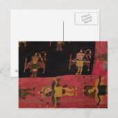 Wollen stof briefkaart (Voorkant / Achterkant)