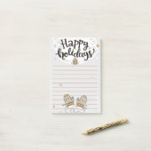 Wollen Wanten Post-it® Notes (Op bureau)