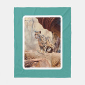 wollig afbeelding natuur wild exotisch fleece deken (Voorkant)