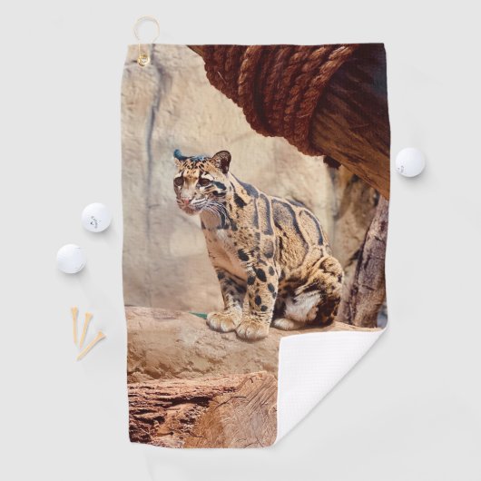 wollig afbeelding natuur wild exotisch golfhanddoek (Insitu)