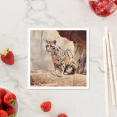 wollig afbeelding natuur wild exotisch servet (Insitu)