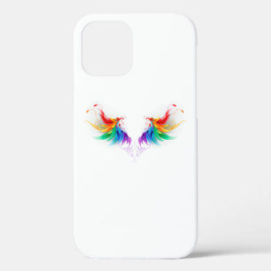 Wollige Regenboogvleugels iPhone 12 Hoesje