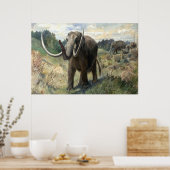 Wolly Mammoth Poster (Keuken)