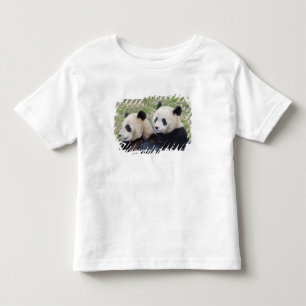 Wolong Reserve, China, Reuzenpanda knuffelt Kinder Shirts