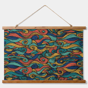 wolpatroonpaisley hangend wandkleed