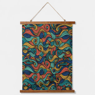 wolpatroonpaisley hangend wandkleed