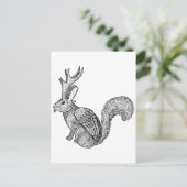 Wolpertinger Briefkaart (Staand voorkant)