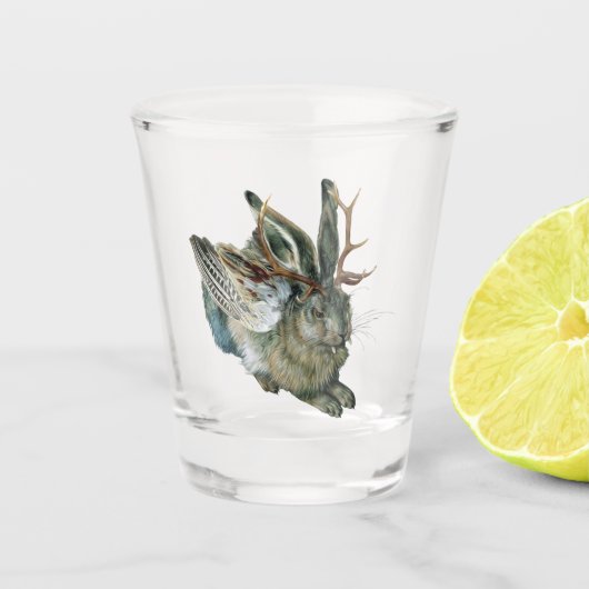 Wolpertinger Shot Glas (Voorkant)