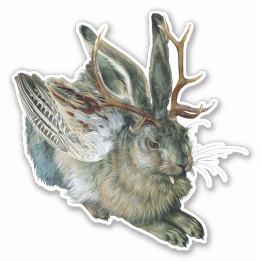 Wolpertinger Sticker (Voorkant)