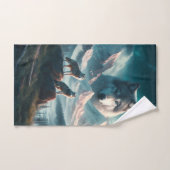 Wolven bij Dawn Wildlife Bad Handdoek (Handdoek)