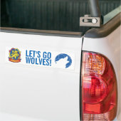 Wolven Bumpersticker (Op Truck)