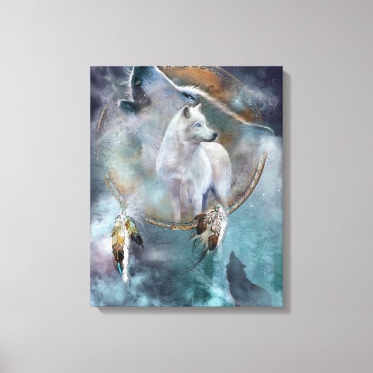 Wolven Canvas Afdruk (Voorkant)